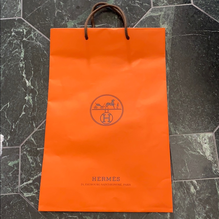 Herms Paper Shopping Bag